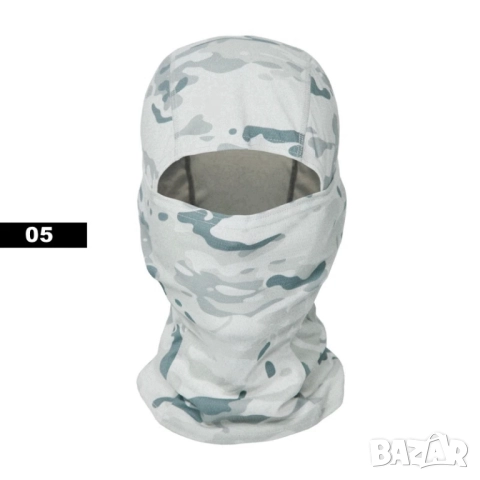 Маска за лице с камуфлажна балаклава CS, снимка 3 - Екипировка - 52166067