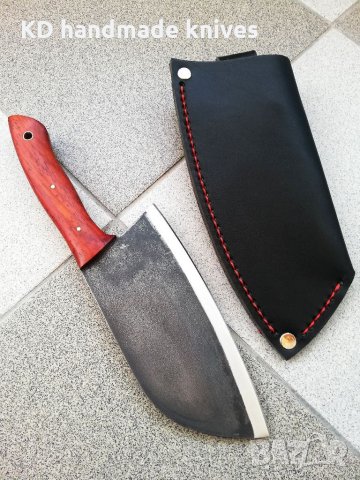 Кухненски Сатър ръчно изработен от KD handmade knives ловни ножове, снимка 2 - Други стоки за дома - 33772504