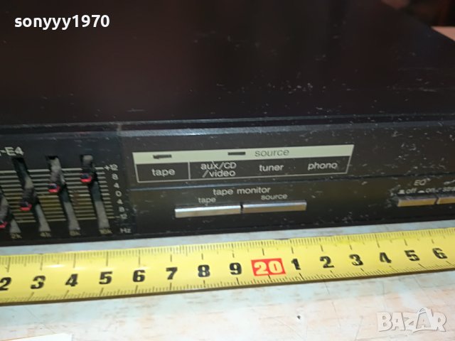TECHNICS SH-E4 EQUALIZER-MADE IN JAPAN 2411221815, снимка 5 - Ресийвъри, усилватели, смесителни пултове - 38786738