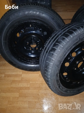5×100 57.1ц.о.15цола с гуми на тях 195 5515, снимка 5 - Гуми и джанти - 52341942