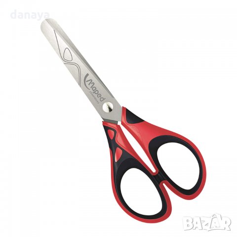 1571 Ученическа ножичка със заоблен връх 13 cm Maped, снимка 4 - Ученически пособия, канцеларски материали - 30573662