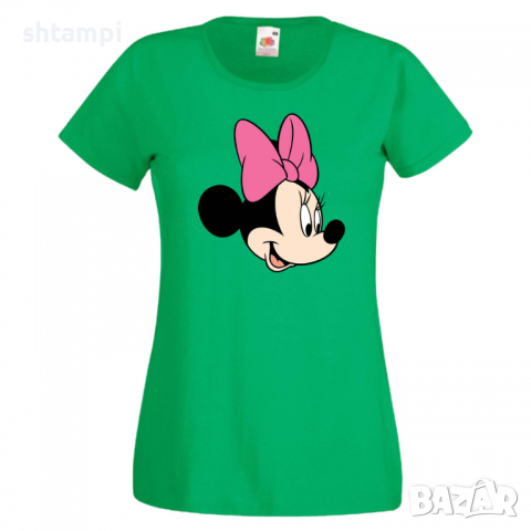 Дамска тениска Set for Couples Minnie 1 Подарък,Изненада,Рожден ден,, снимка 2 - Тениски - 36530915