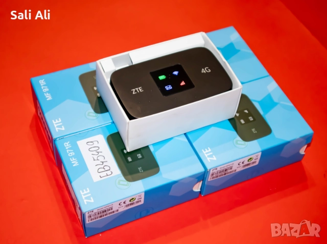 Преносим рутер ZTE, MF971R HotSpot, LTE, 4G, USB, Wi-Fi - Бисквитка, снимка 3 - Рутери - 51796206