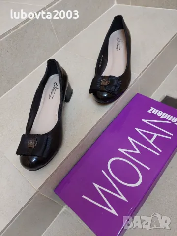 35/36 номер TENDENZ Нови дамски обувки на нисък ток