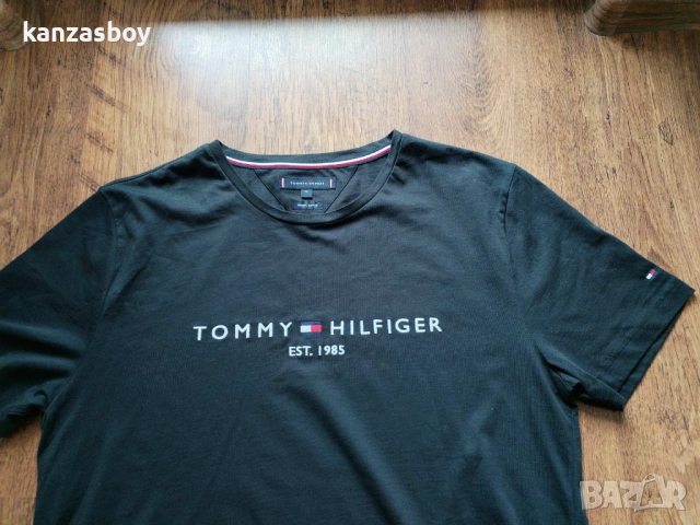Tommy Hilfiger - страхотна мъжка тениска XL , снимка 3 - Тениски - 54189366
