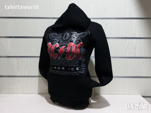 Нов дамски суичър с дигитален печат на музикалната група AC/DC - Black Ice, снимка 8 - Суичъри - 31160534