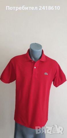 Lacoste Classic Fit Pique Cotton Regular Fit Mens Size 3 - S ОРИГИНАЛ! Мъжка Тениска!, снимка 2 - Тениски - 40548937