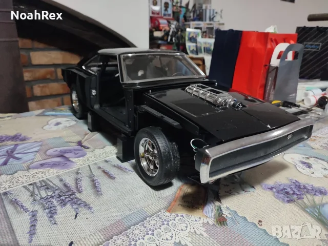Dodge Charger R/T от „Бързи и яростни“ на DeAgostini, мащаб 1:8., снимка 6 - Колекции - 56014965
