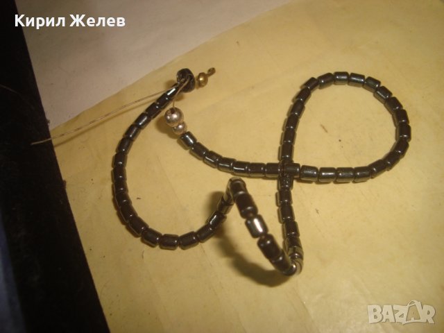 ГЕРДАНЧЕ от ХЕМАТИТ ХЕНД - МЕЙД АРТ НАКИТ КОЛИЕ СТАРО 29438, снимка 3 - Колиета, медальони, синджири - 37788798