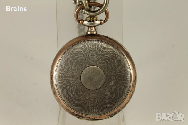 1920"s MOVADO Сребърен Джобен Швейцарски Часовник, снимка 5 - Антикварни и старинни предмети - 51758064