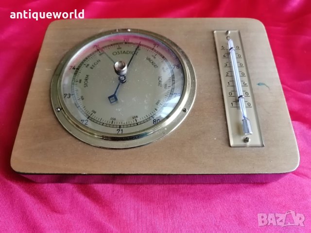 Стенен Стар  БАРОМЕТЪР с Термометър