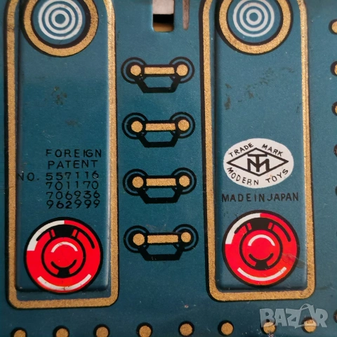 Винтидж ламаринен локомотив 60-те години на миналия век, Япония. , снимка 6 - Колекции - 53154535