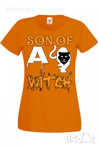 Дамска тениска Son Of A Witch 2,Halloween,Хелоуин,Празник,Забавление,Изненада,Обичаи,, снимка 8 - Тениски - 38138219