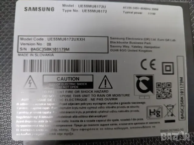 Samsung UE55MU6172U на части