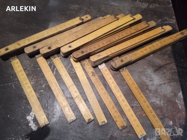 Стари Ретро Български Дървени Метри., снимка 3 - Шублери - 35533008