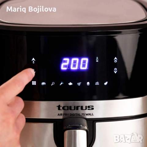 Мощен Air Fry Taurus Digital 7S Wall – 1600W с 6,5L , снимка 5 - Други - 51589148