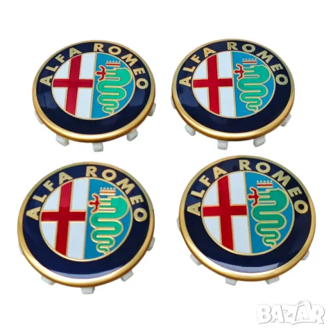 60мм Капачки за джанти за Алфа Ромео Alfa Romeo 159, 147, 166