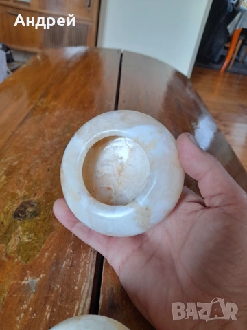 Стара мраморна кутия за бижута #7, снимка 4 - Други ценни предмети - 53243774