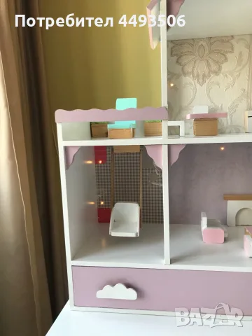 Къща за кукли с осветление., снимка 8 - Играчки за стая - 55968691