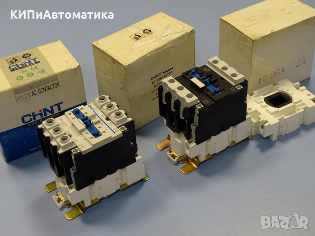 Контактор CHINT NC1-4011, CJX2-6511 220V, 50Hz, снимка 13 - Електродвигатели - 34903616