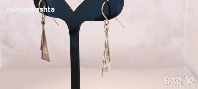 Сребърни обеци-3,16гр/925