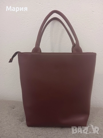 Дамска чанта бордо, снимка 5 - Чанти - 51644892