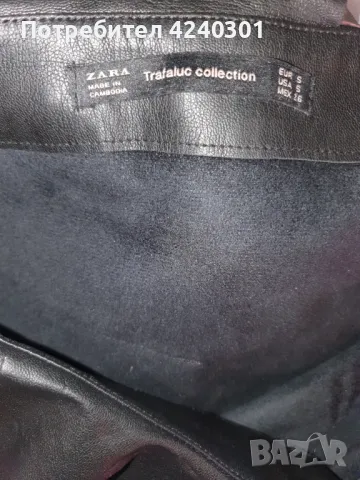 Кожена пола Zara, снимка 3 - Поли - 47365727