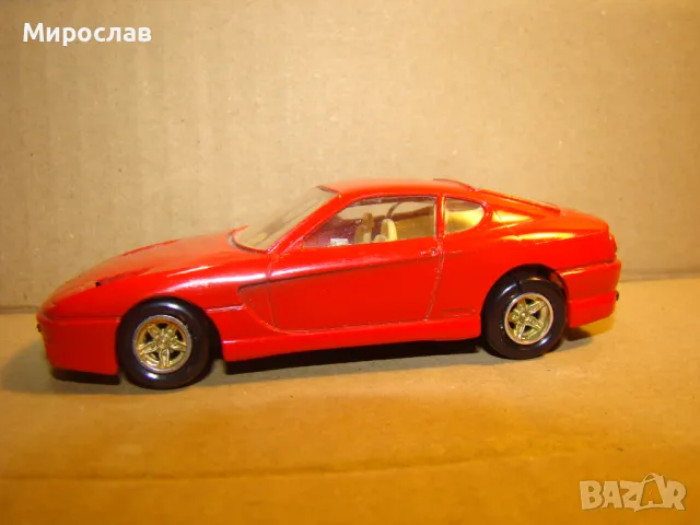 1:43 BBURAGO FERRARI 456 GT  MОДЕЛ КОЛИЧКА ИГРАЧКА