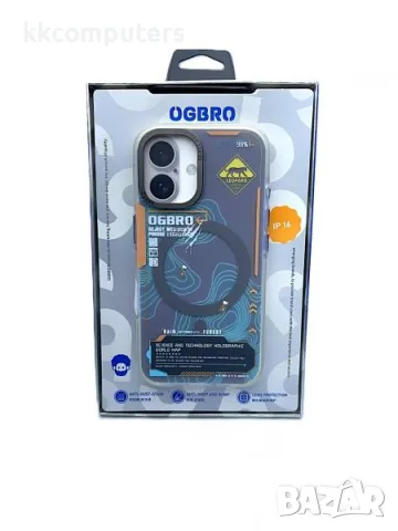 Калъф силикон OGBRO Map Jungle MagSafe за iPhone 16 Pro Max 6.9 Баркод : 3131579, снимка 2 - Калъфи, кейсове - 49223660