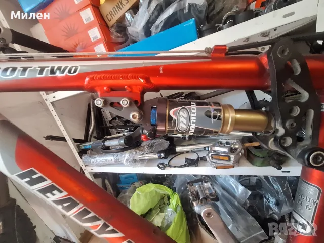Велосипед HEAVY TOOLS Montanbaike 26 Инчови Капли Мъздушна ВилкаСкорости 3х9 Спирачки Simano XT, снимка 10 - Велосипеди - 55948484