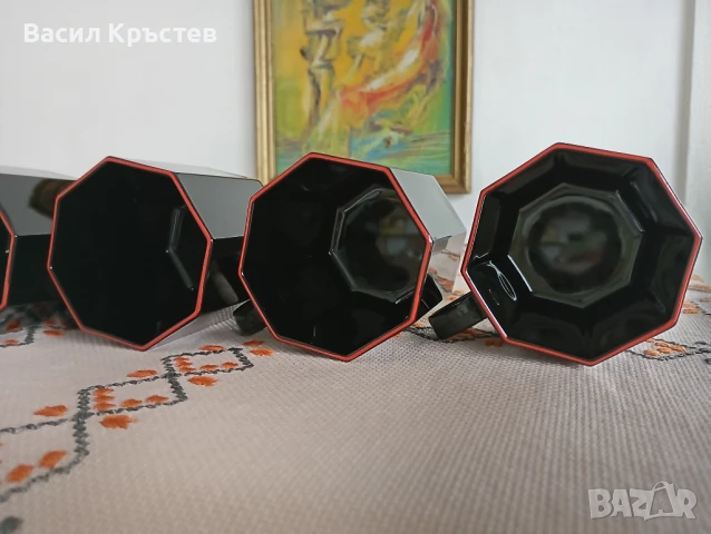 Френски сервиз за кафе 80-те г., - Коледни лампички, - и Картини - худ. Марияна Зографова, снимка 2 - Други стоки за дома - 47595842