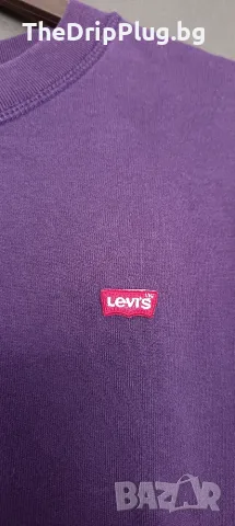 Levi's дамска плътна блуза размер М лилава, снимка 3 - Блузи с дълъг ръкав и пуловери - 56275267