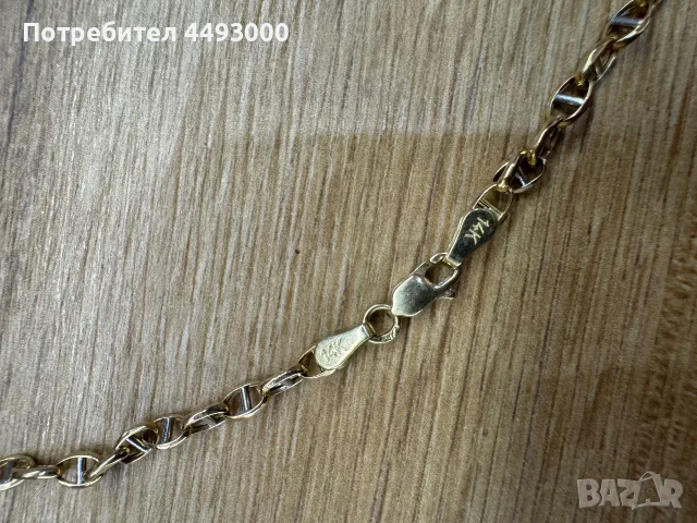 Златен синджир с кръст, снимка 5 - Колиета, медальони, синджири - 56430331