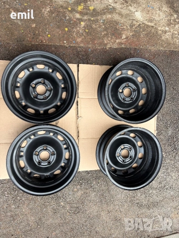 Железни джанти 5x100x14, снимка 10 - Гуми и джанти - 53210798