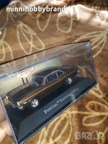 Amc Javelin 1973 Shelby 1967 Gt500 Pontiac Ventura 1971 Chevrolet Corvette Z06 2017 1.43  , снимка 12 - Колекции - 54089754