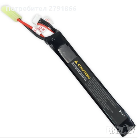 Еърсофт батерия 11.1V LiPo презареждаща, високомощна 1300mAh 3S 25C Еърсофт батерии Tamiya конект, снимка 6 - Друга електроника - 51006627