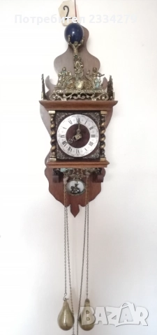 Стари стенни часовници в бароков и флоренциански стил. , снимка 2 - Антикварни и старинни предмети - 52017370