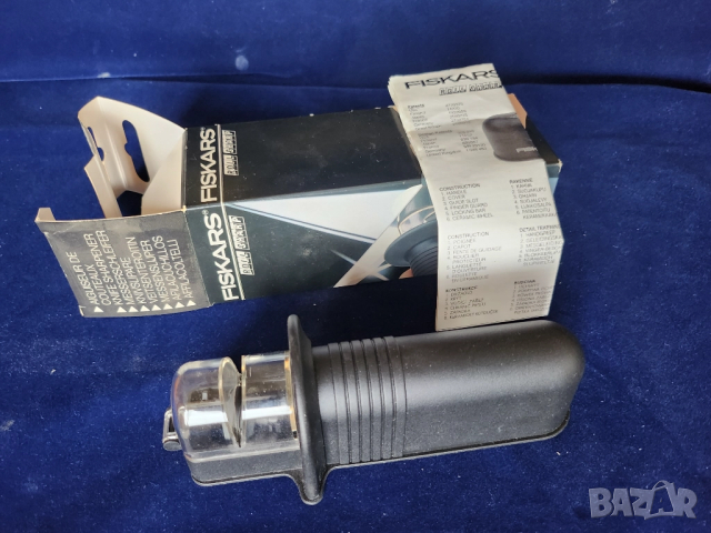 ножче сгъваемо шведско, от САЩ, български, 2 големи ножа с кания и комплект за вино, точилка Fiskars, снимка 16 - Ножове - 52100607