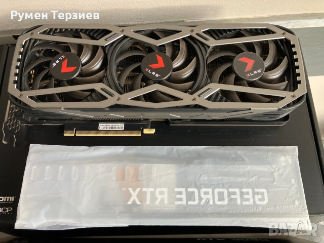 PNY GeForce RTX 3090 24GB, снимка 2 - Видеокарти - 54363353