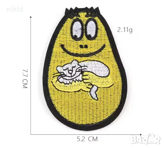 Барбарон Барбарони Барбароните емблема апликация за дреха дрехи самозалепваща се нашивка картинка, снимка 9 - Други - 48202709