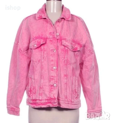 Розово Дънково Яке, снимка 2 - Якета - 51308787