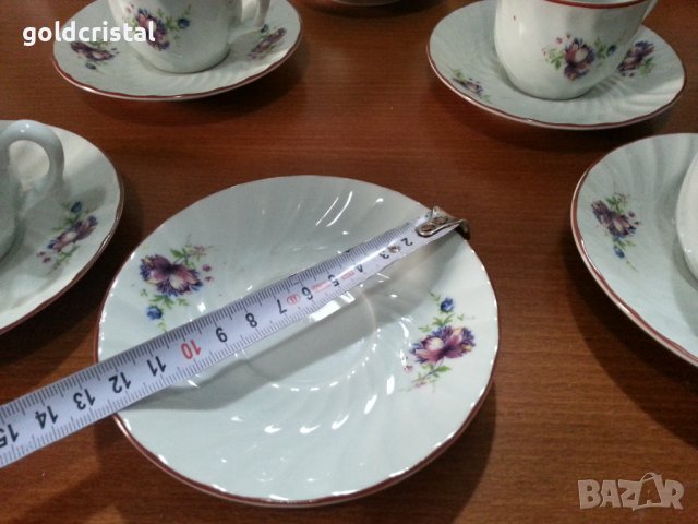 Стар български порцелан чашки са кафе , снимка 8 - Антикварни и старинни предмети - 42474877