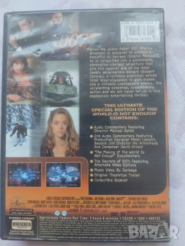007 The World Is Not Enough (Special Edition) / Само един свят не стига , снимка 2 - DVD филми - 51610552