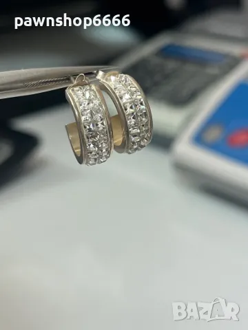 Сребърни обеци 925, снимка 7 - Обеци - 50359414