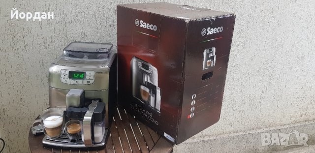 Каферобот Saeco Intelia EVO One Touch Cappuccino Inox. Обслужен изцяло, снимка 12 - Кафемашини - 42180849