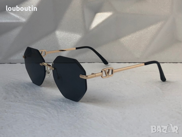 Valentino дамски слънчеви очила Осмоъгълник с верижка синджир, снимка 11 - Слънчеви и диоптрични очила - 44600680