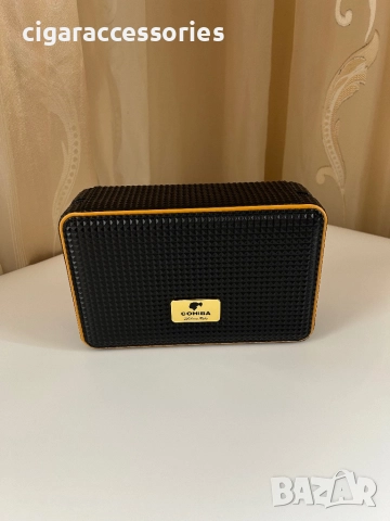 Преносим COHIBA хумидор за пури с дигитален хигрометър, снимка 3 - Табакери - 51944954