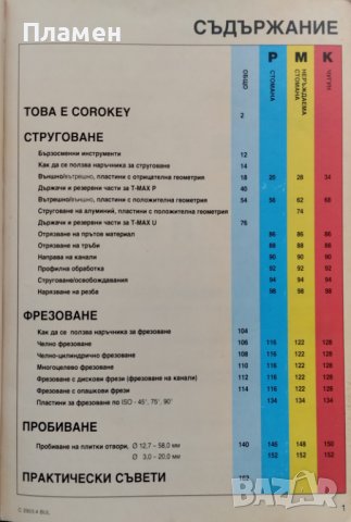 Наръчник за инструменти Corokey. Струговане, фрезоване, пробиване, снимка 2 - Специализирана литература - 40192452