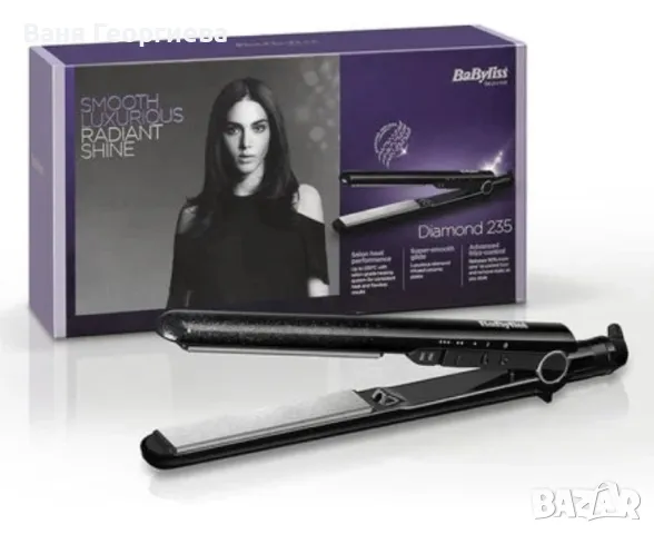 Оригинална Професионална Преса за Коса Babyliss Diamond 235, снимка 9 - Преси за коса - 38270993