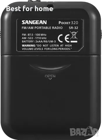 Джобно радио Sangean Pocket 320, снимка 6 - Радиокасетофони, транзистори - 49449062